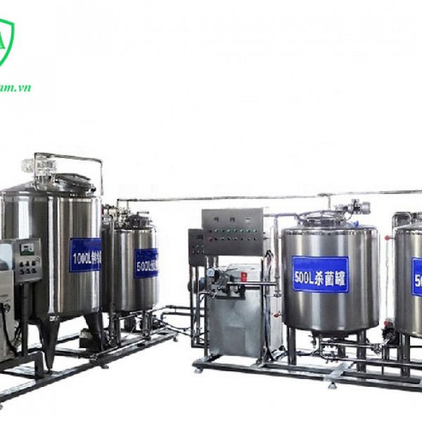 Dây chuyền sản xuất sữa chua, nước trái cây tự động hóa chất lượng tốt